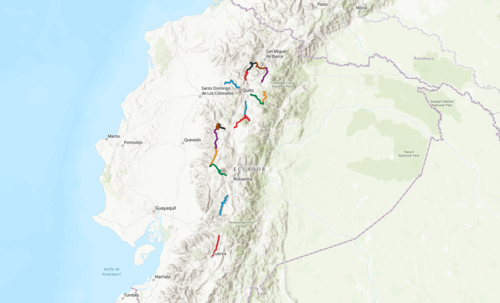 Ecuador E-Biking North-to-South Andes Spine (21 days)